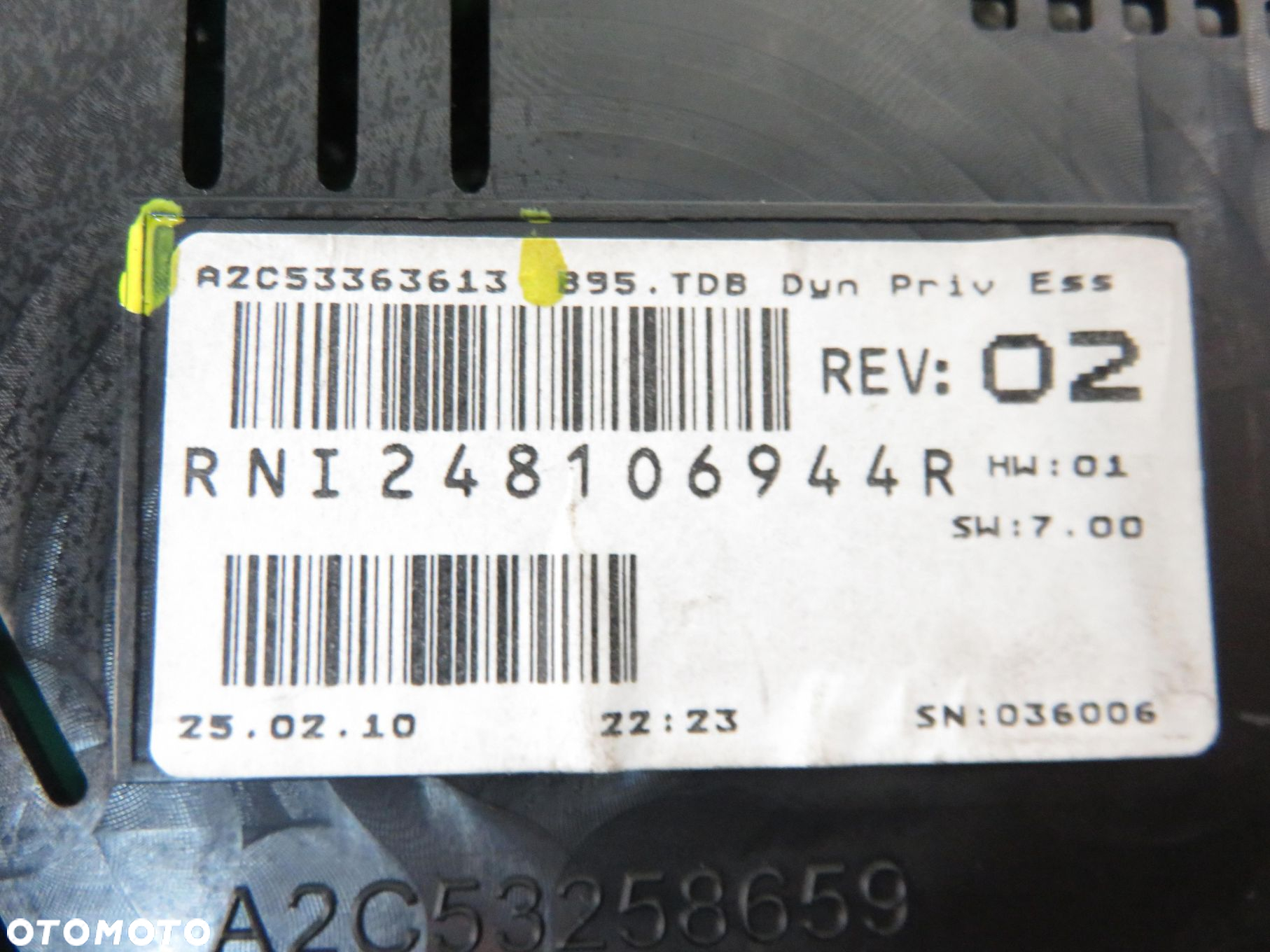 LICZNIK RENAULT MEGANE III 1.6 16V  A2C53363613 - 8
