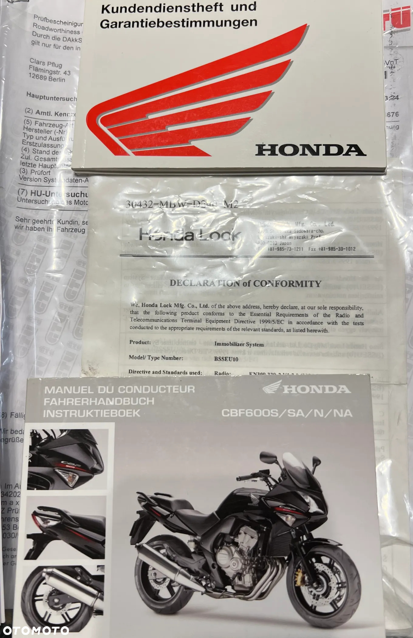 Honda CBF - 10