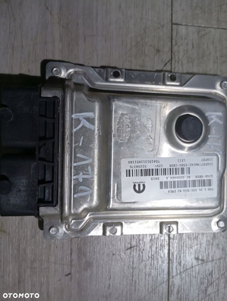 fiat 500 1.0 komputer sterownik silnika 52204376 - 1