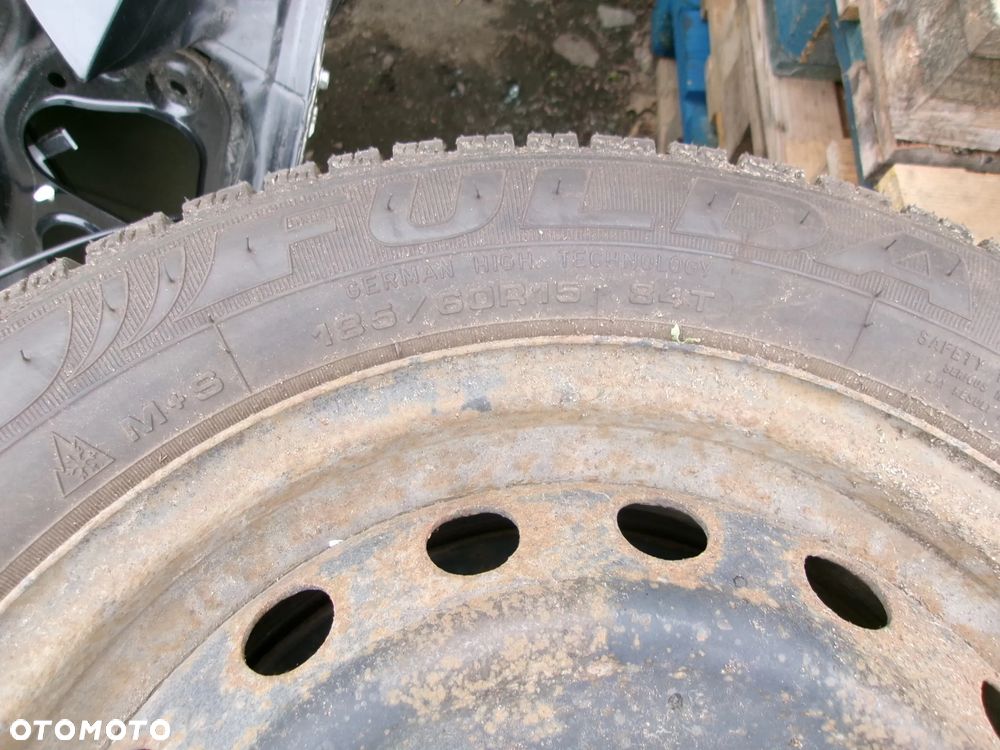 KOŁA FELGI OPONY FULDA ZIMA TOYOTA YARIS 185/60/15 4x100 KOMPL - 4