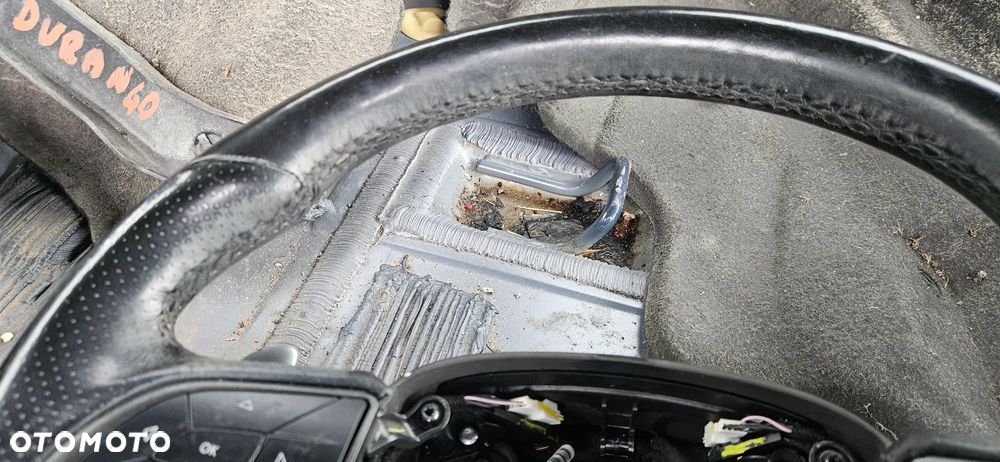 Dodge Durango III LIFT  Kierownica czarna Grzana Łopatki Skóra - 4