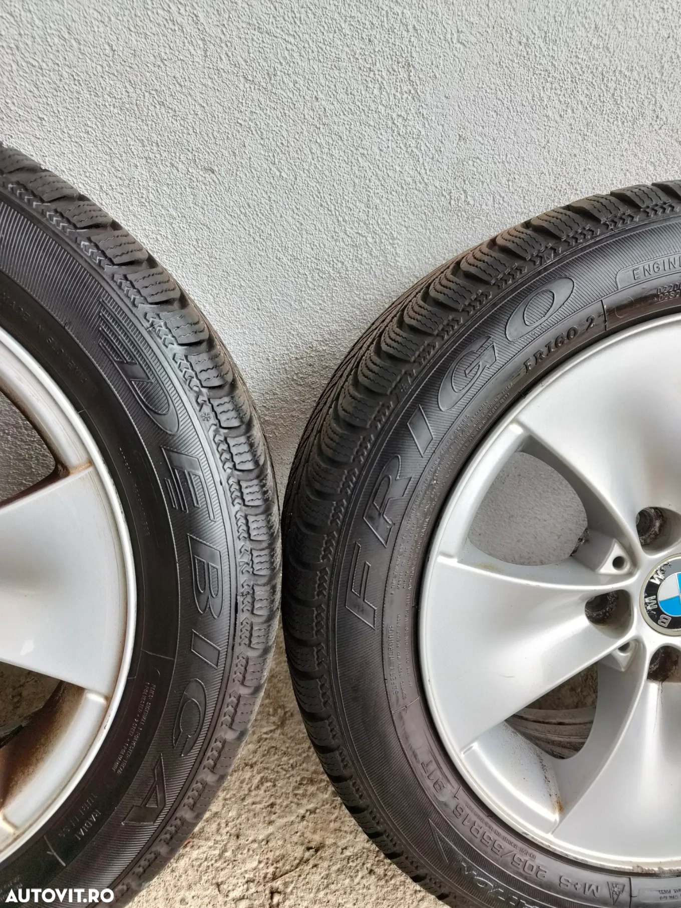 Set jante aliaj BMW Style 155 7jEt 34 cu anvelope 205/55/16 doua dot 2019 doua 2022 - 7