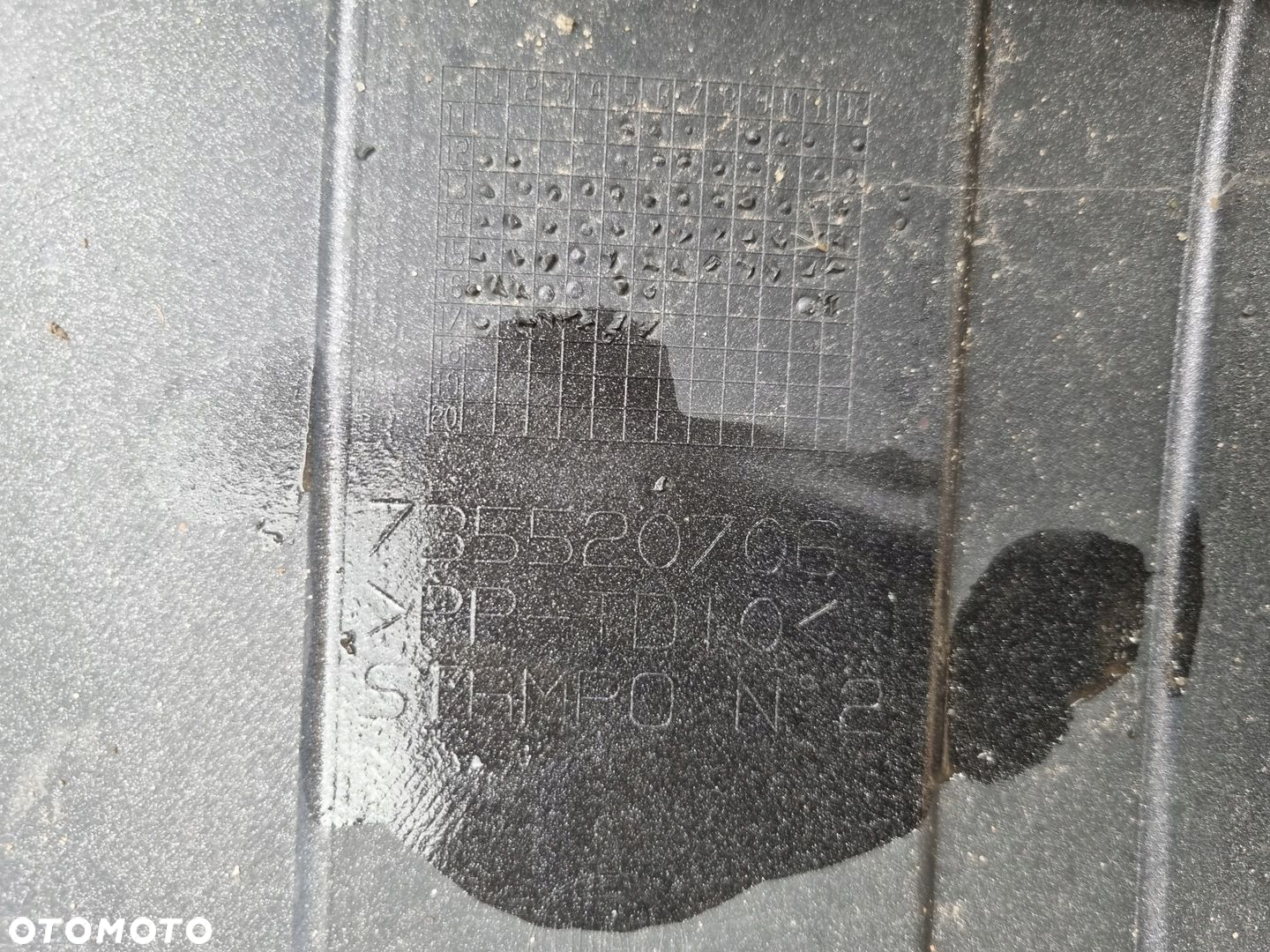 fiat panda 3 III zderzak tył oryginał - 6