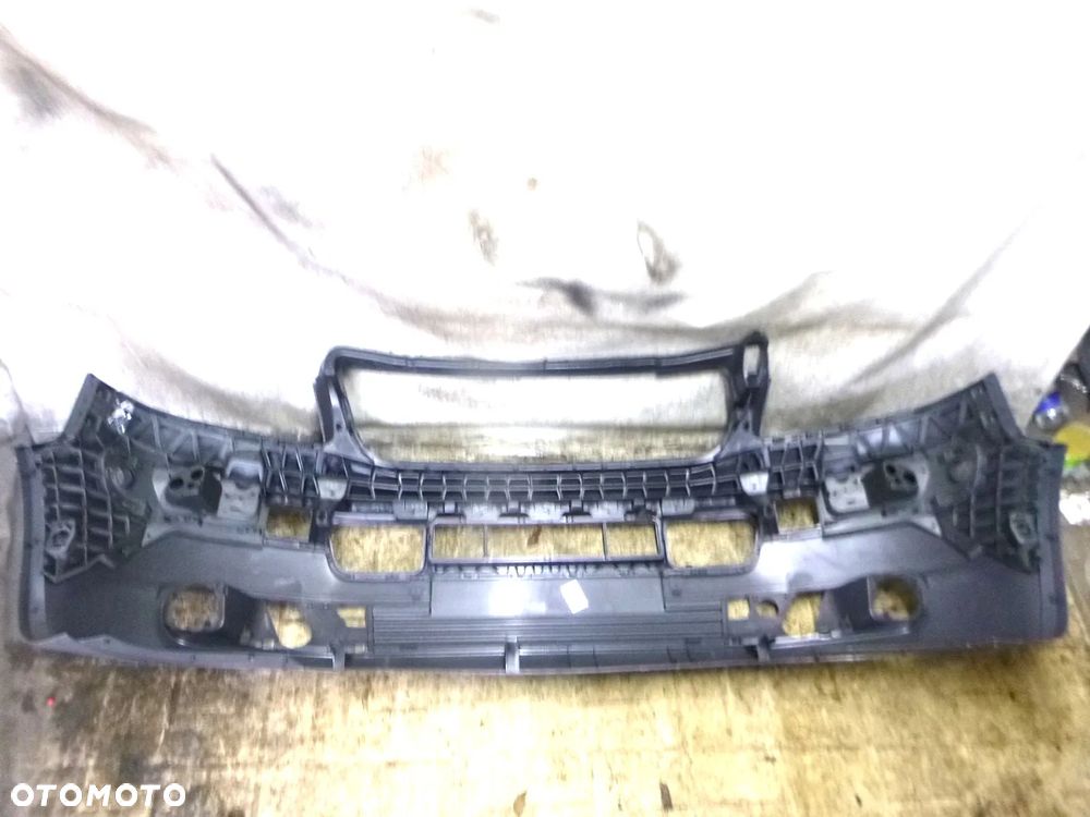 volkswagen transporter t5 04r- zderzak przód nowy przedni z uszkodz - 2