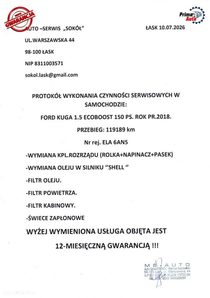 Ford Kuga 1.5 EcoBoost 2x4 SYNC - 33