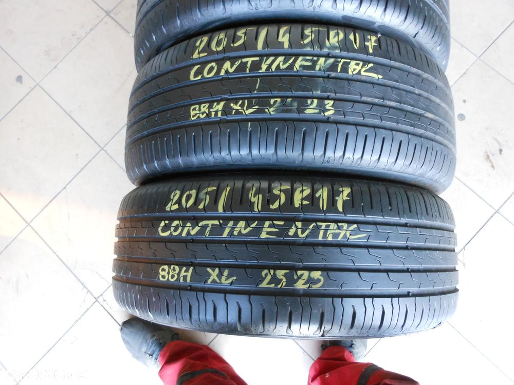 Opony 205/45r17 continental eco contact 6  lato komplet 6mm - 2