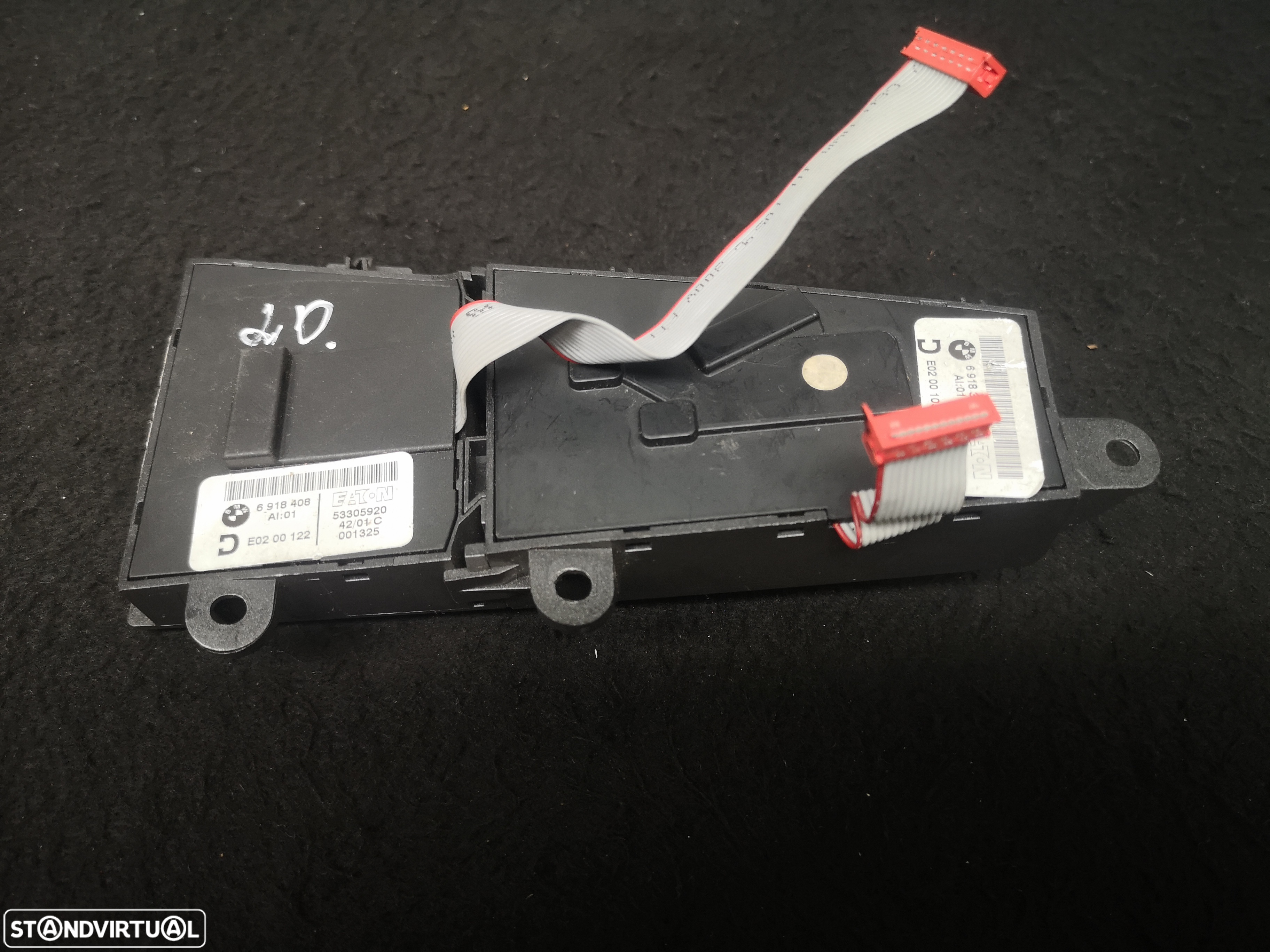Interruptor comando banco frente esquerda  ORIGINAIS BMW7 E65 E66 2001-2008 - 6