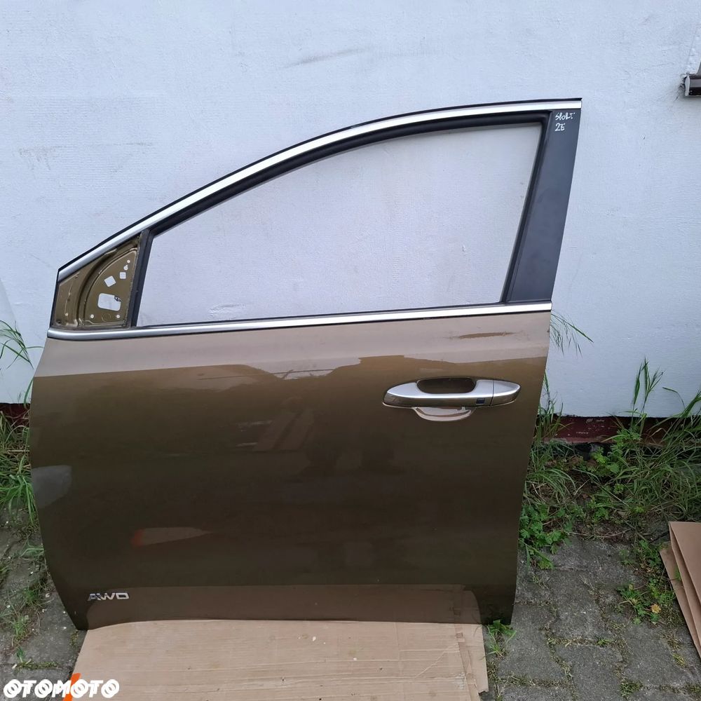 KIA SPORTAGE IV 4 15- DRZWI LEWA STRONA 2e brazowy zielony Alchemy Green PRZÓD LEWE TYŁ LEWE - 3