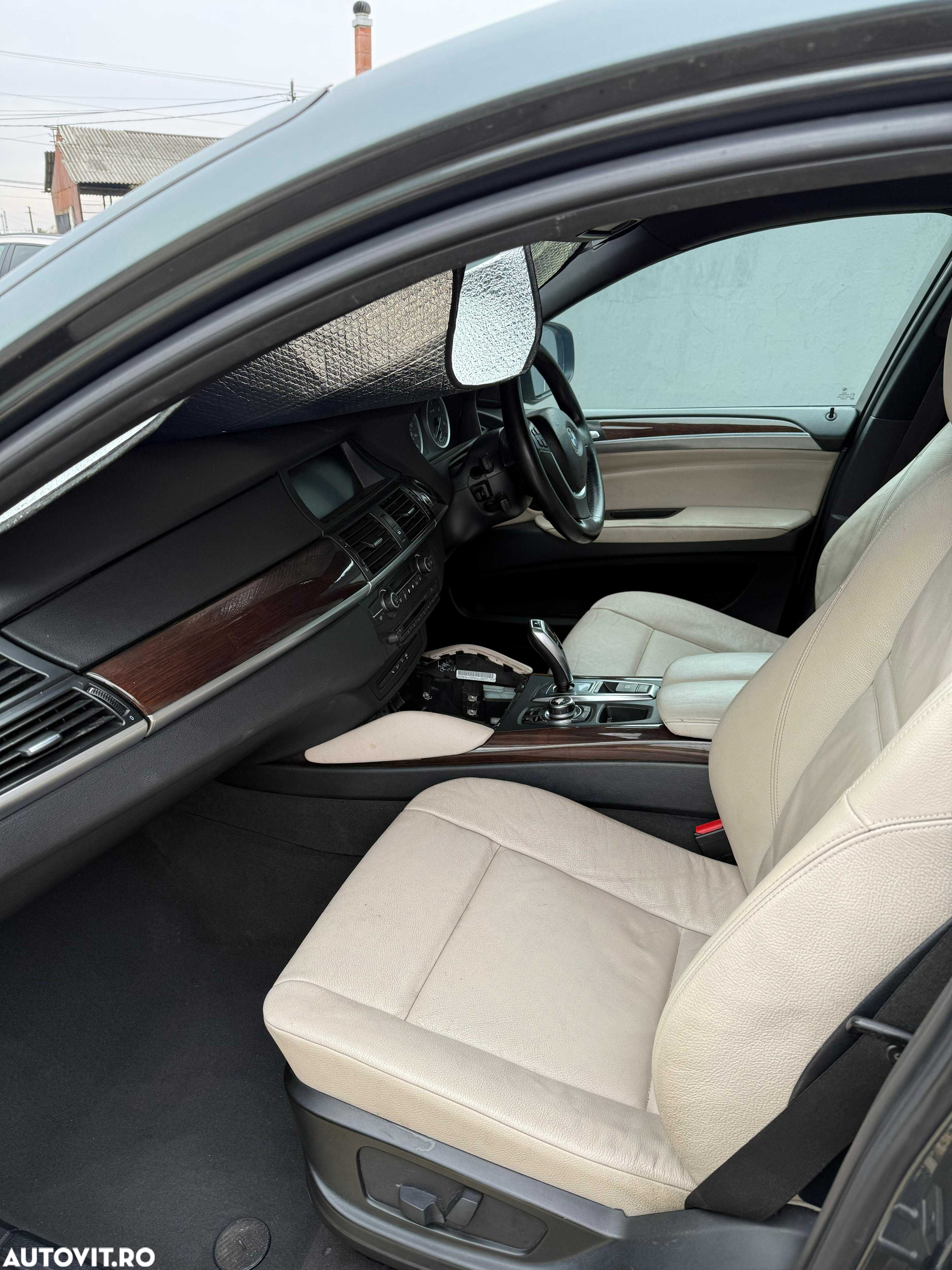 Interior piele alba/Scaune/Bancheta complet X6 E71 2008 - 2014 - 4