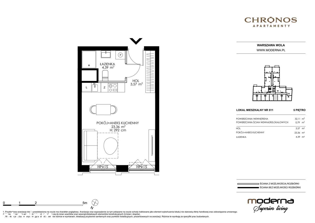 2-pokojowy apartament 31m2 Bezpośrednio - Pełny obrazek: 2/23