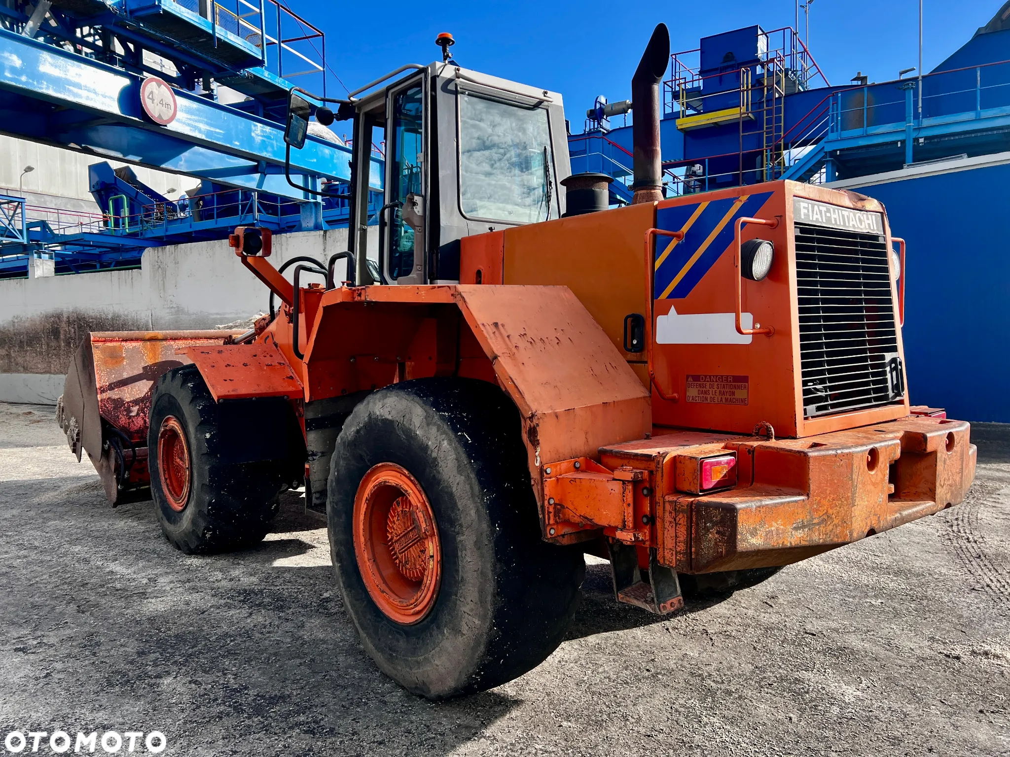Hitachi ładowarka Fiat FR160 wysoki WYSYP - 5