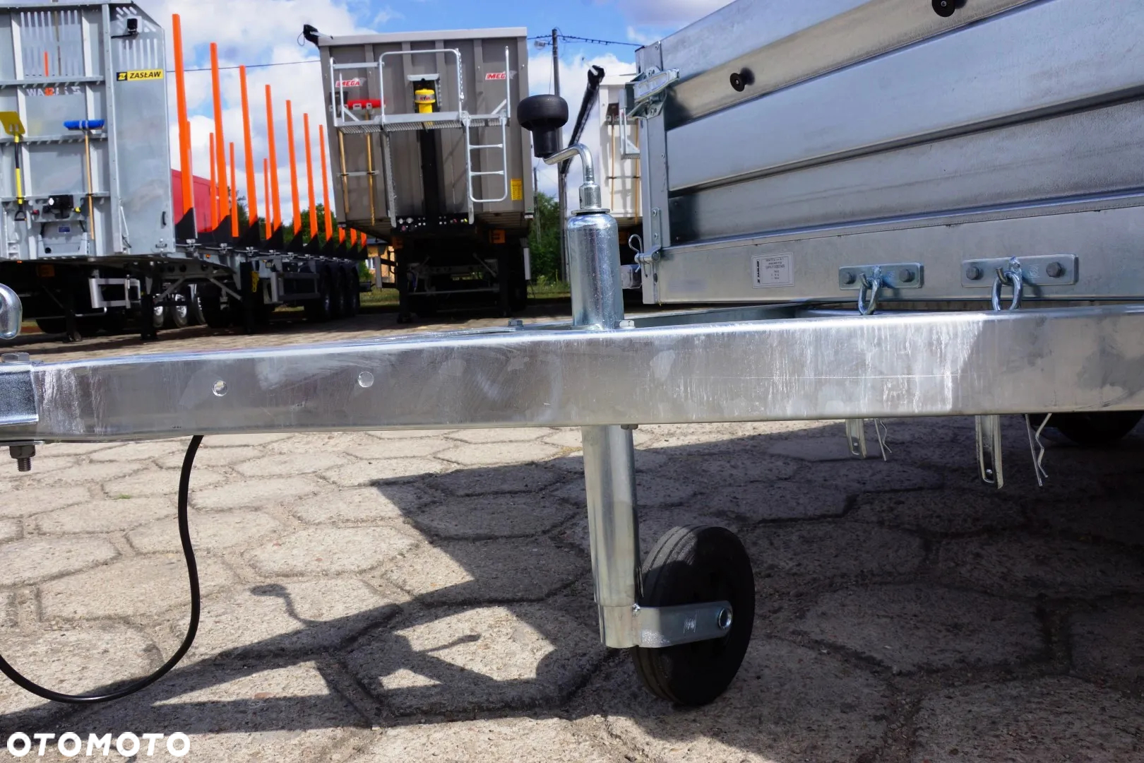 Zaslaw 1 oś, przyczepa towarowa MOCNA I SOLDNA DMC 750 KG - 16