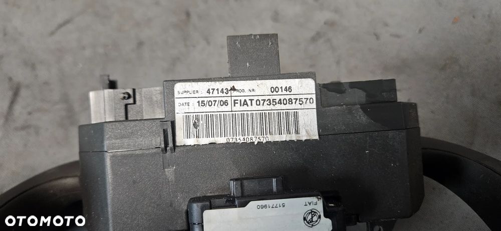 Przełącznik zespolony manetki tempomat Fiat Croma II 2006r 07354087570 - 7