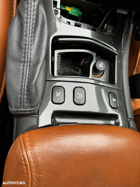 Peugeot 607 v6 benzina 2005 Facelift cutie automata scaune tapițerie piele far bara aripa capota usa navigație GPS - 7