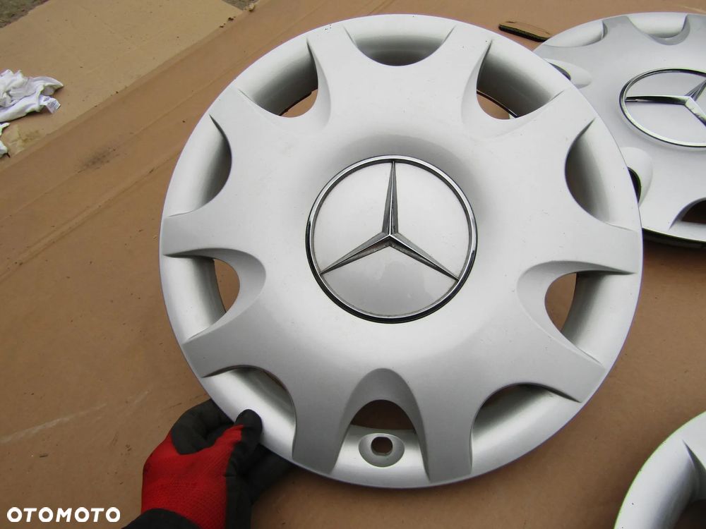 4x Kołpaki 15 Mercedes A B Klasa 5x112 / Oryginalne - 13