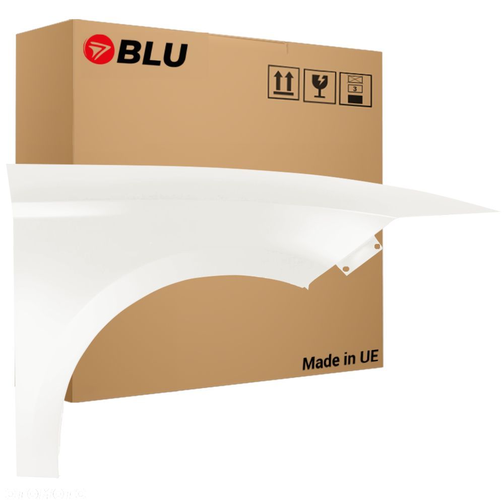 BLU Błotnik SEAT LEON III 3 5F LB9A prawy przód biały 2012-2020 CandyWeiss - 1