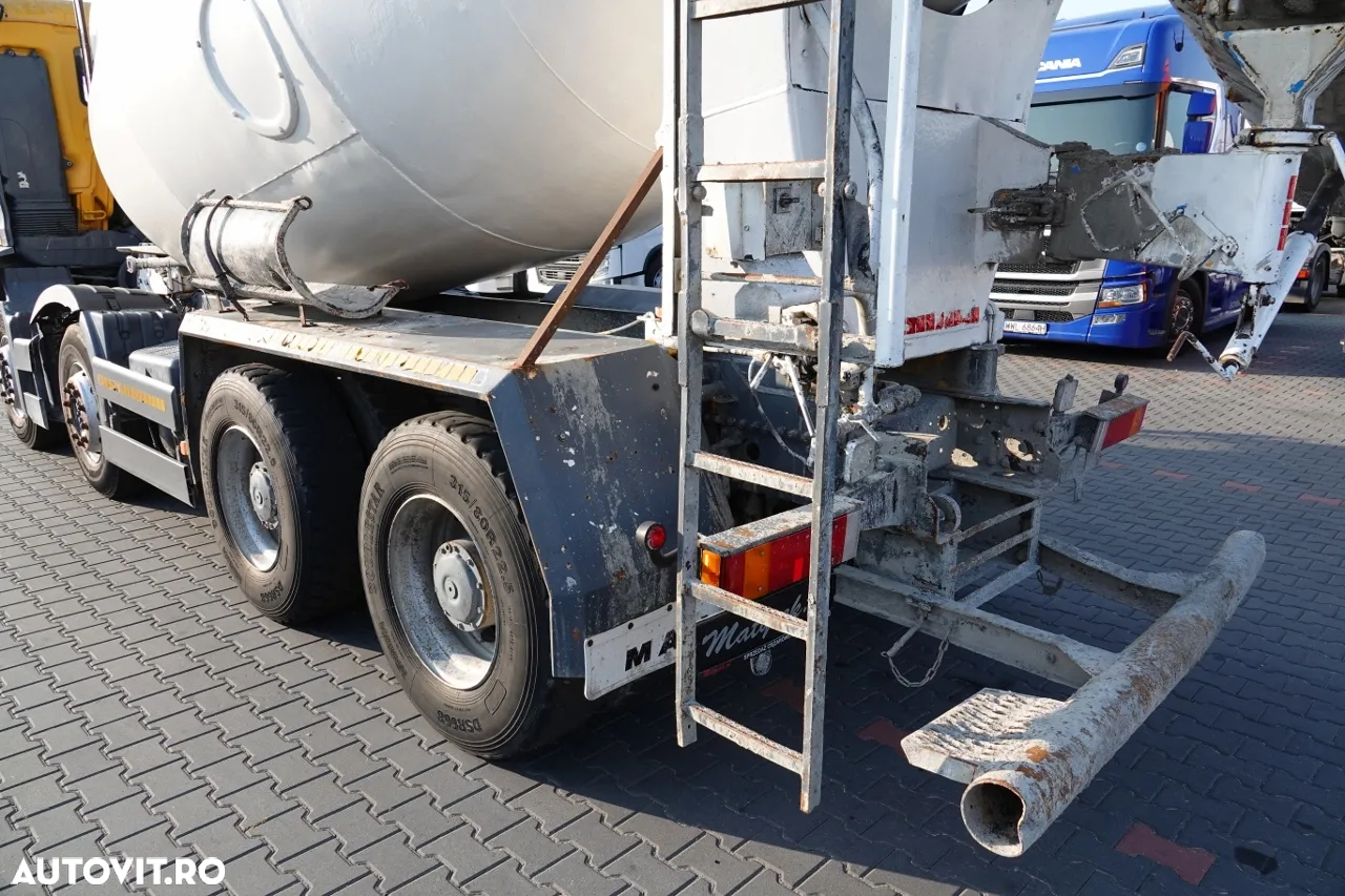 MAN TGA 35. 360 / 8x4 / LIEBHERR 9mc / BETONIERE / PEAR / MANUAL / BETONIERE / - 13