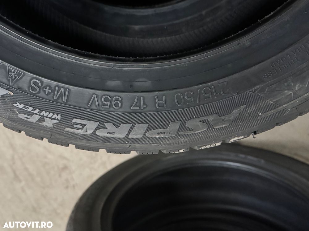 Vând 4 anvelope 215/50/17 Apollo de iarnă noi - 4