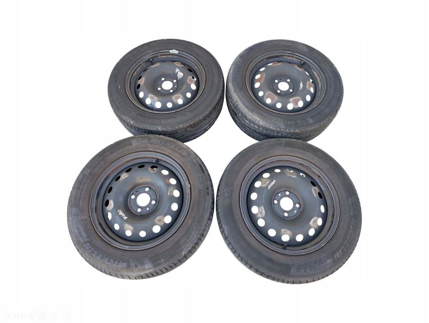 KOŁA OPONY LETNIE FELGI STALOWE 16 RENAULT CAPTUR I 13-16 4x100 6,5J ET40 - 1
