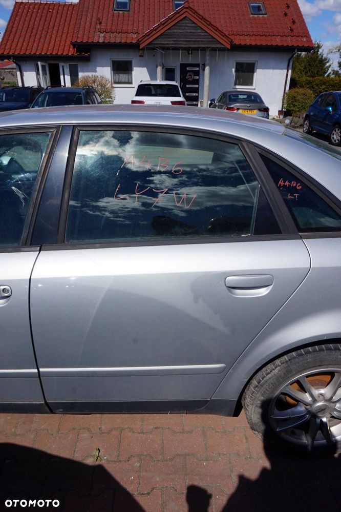 DRZWI TYLNE LEWE A4 B6 SEDAN LY7W  SREBRNY AUDI 2000-2006 - 1
