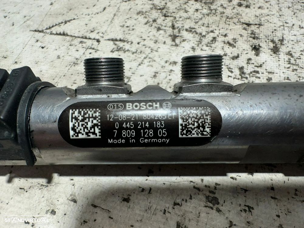 .Régua Alta Pressão Common Rail Bosch BMW N47D20 N47 7809128 Bosch 0445214183 - 9