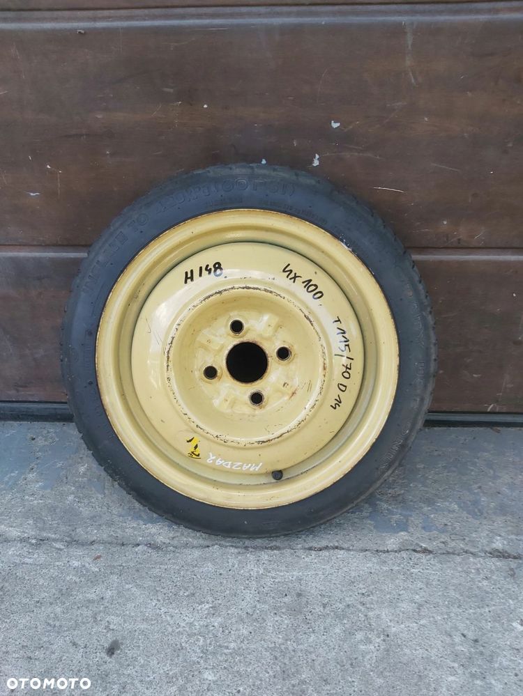 MAZDA 2 II DE dojazdówka 14 4x100 115/70 D14 - 1