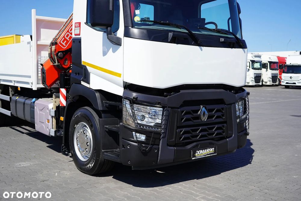 Renault C 430 / 6 X 2 / E 6 / SKRZYNIOWY + HDS / FASSI F 195 / ROTATOR / PILOT / DŁ. 8,05 M - 21