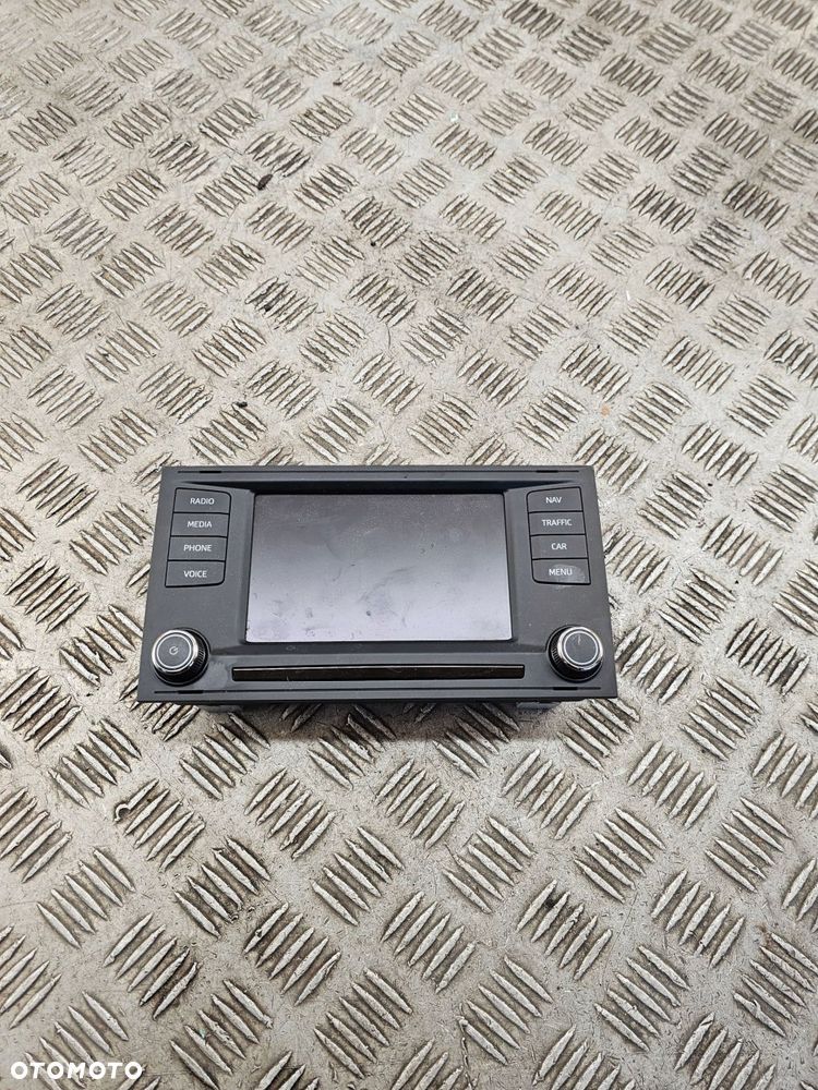 seat leon iii 5f monitor nawigacji radia ekran phone 5f0919603a - 1