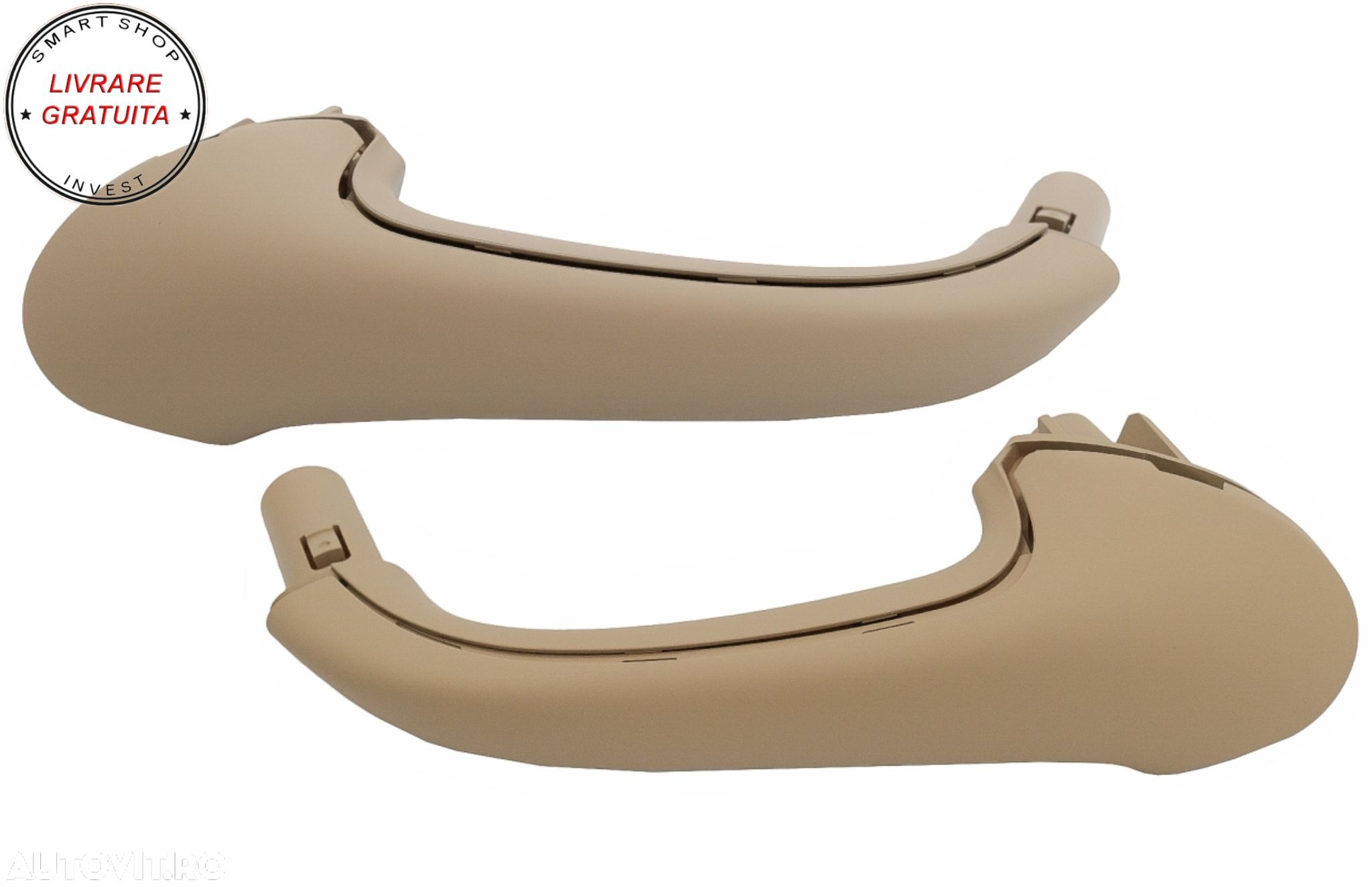 Set Ornamente Maner Usi Fata Mercedes C-Class W203 S203 (2000-2007) Bej- livrare gratuita - 1