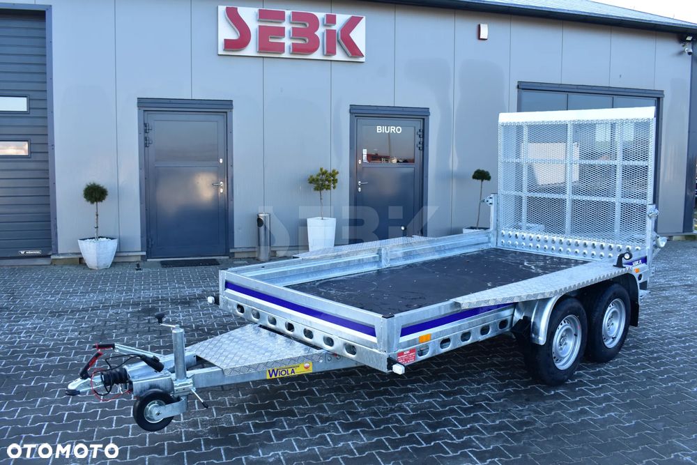 Wiola Mocna przyczepa do transportu minikoparki B2735 DMC 2700 kg. - 2