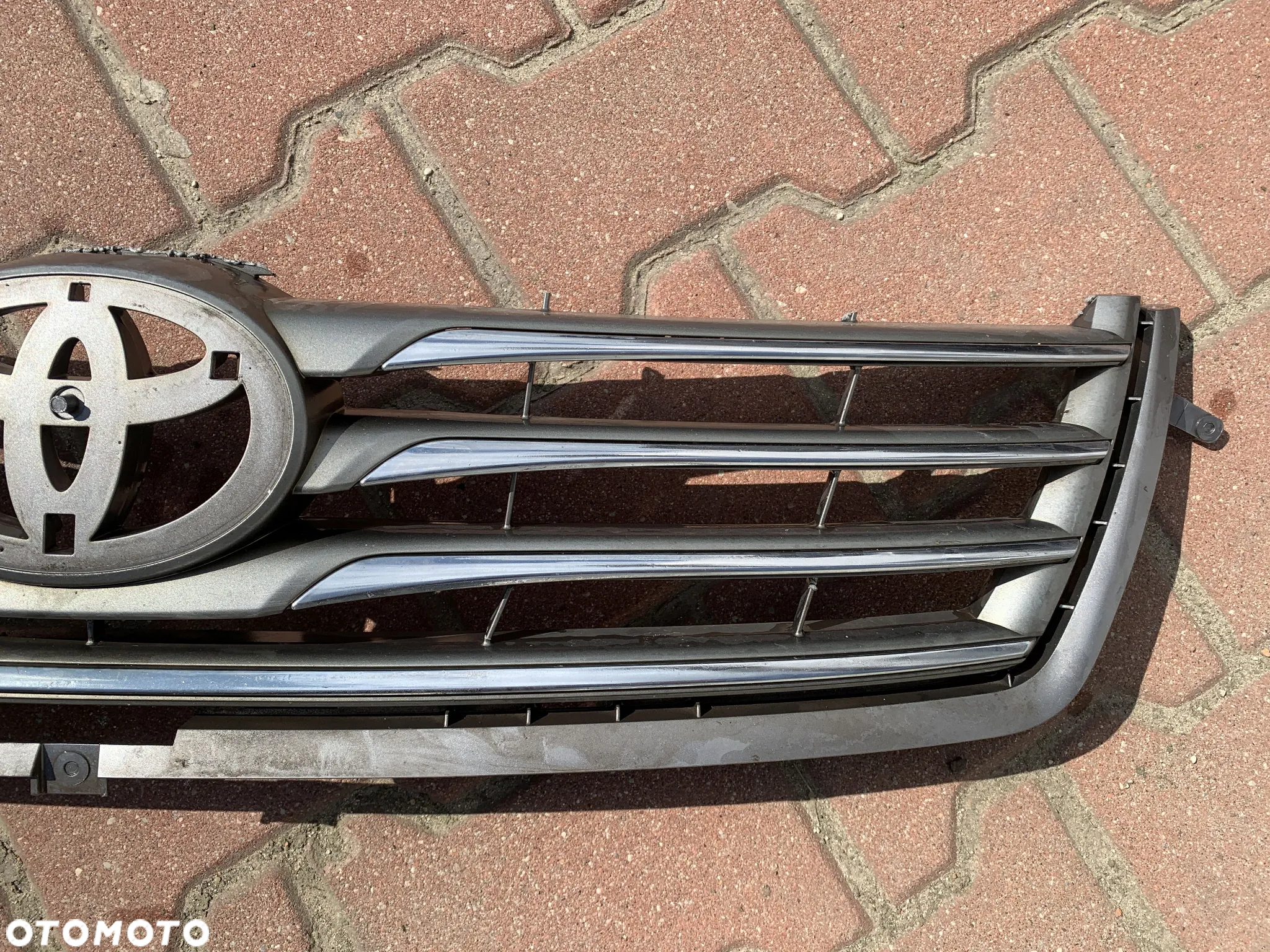TOYOTA RAV4 III LIFT 2009-2012 KRATKA Atrapa grill chrom W zderzak PRZÓD PRZEDNI - 3