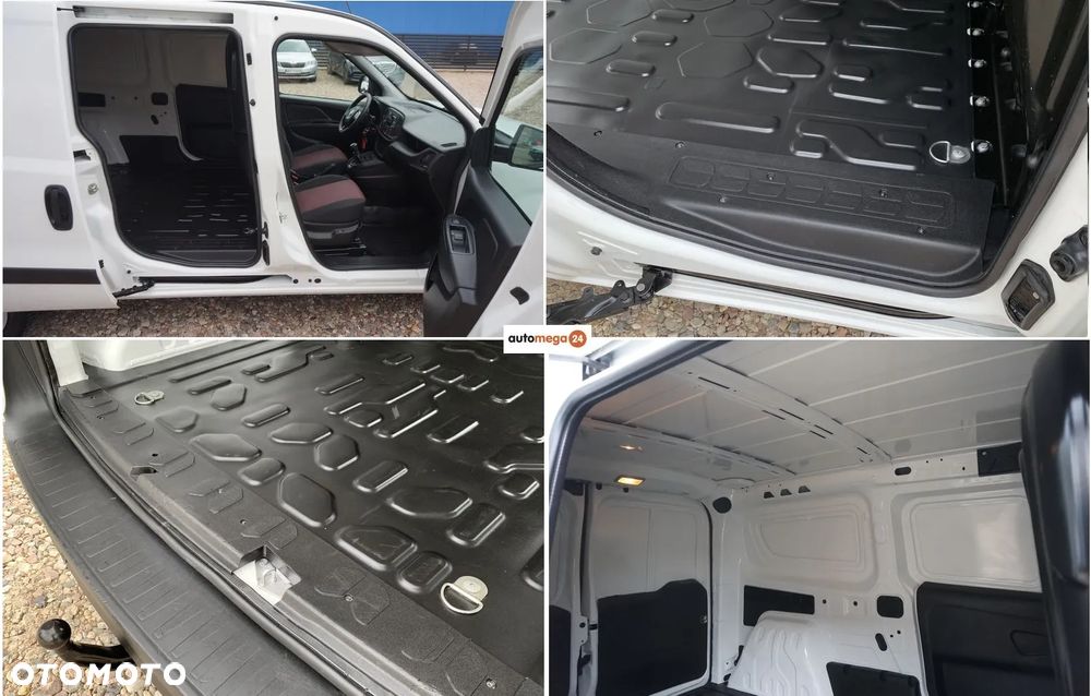 Fiat DOBLO PROFESSIONAL L2H1 Long MAXI VAN WZMOCNIONY Ładowność 961kg, Homologacja cięż. VAT-1, HAK wpinany 1300kg, Alarm, Czujniki parkowania, Halogeny, Podgrzewane fotele, Koła 16' MOCNY SILNIK 1.6 MultiJet, 105KM Emisja spalin Euro-6, Skrzynia biegów 6cio stopniowa! Zabudowa paki, F-VAT23% - 7