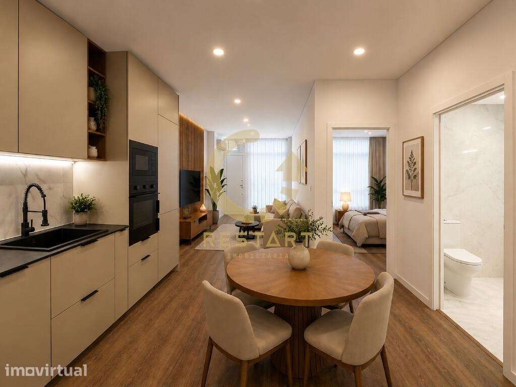 Apartamento T1+1 Totalmente Remodelado  Ermesinde - Grande imagem: 2/29