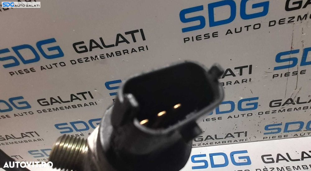 Rampa Presiune Injectoare Distribuitor Carburant Motorina Lancia Musa 1.3 JTD Multijet 2004 - 2012 Cod 46817523 0445214044 [N0224] - 6