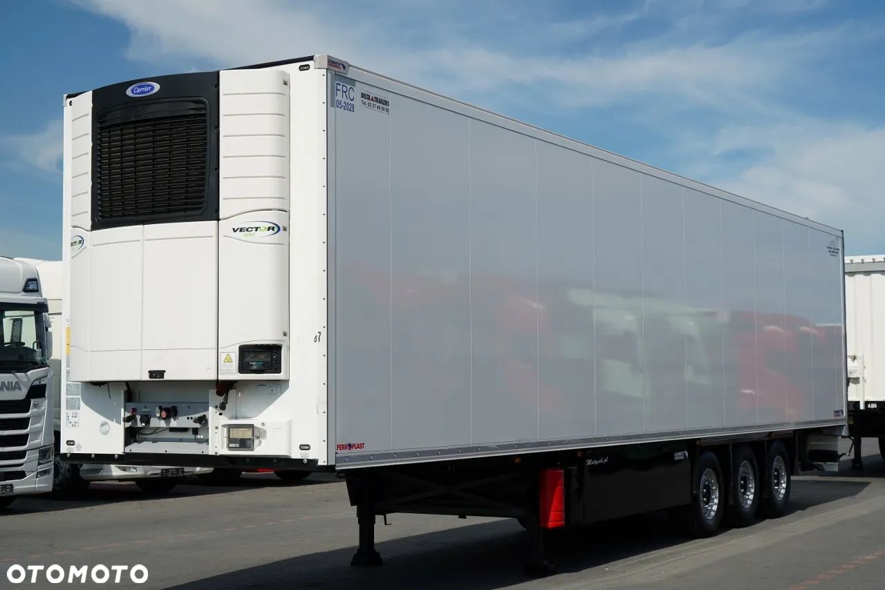 Schmitz Cargobull CHŁODNIA / CARRIER VECTOR 1550 / DOPPELSTOCK / OŚ PODNOSZONA / KOSZ NA PALETY / 2022 ROK - 1