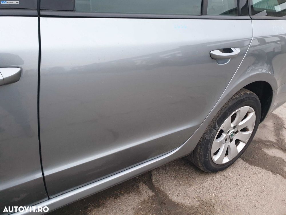 Usa Usi Portiera Portiere Stanga Spate Dezechipata Skoda Superb 2 Break Combi 2008 - 2015 Culoare LF8L 2G2G [K8905] - 3