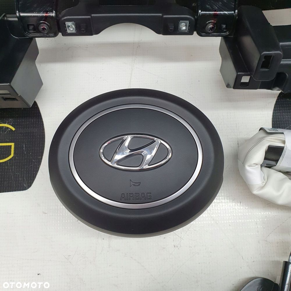 HYUNDAI TUCSON IV 4 DESKA ROZDZIELCZA KONSOLA KOKPIT PULPIT PODUSZKI AIRBAG AIR BAG PASY KIT SET - 6