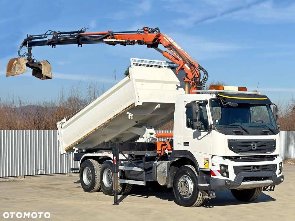 Volvo FMX 410 * WYWROTKA 5,10 m + ATLAS 165.2E + PILOT + BORDMATIC / 6x4 - 2