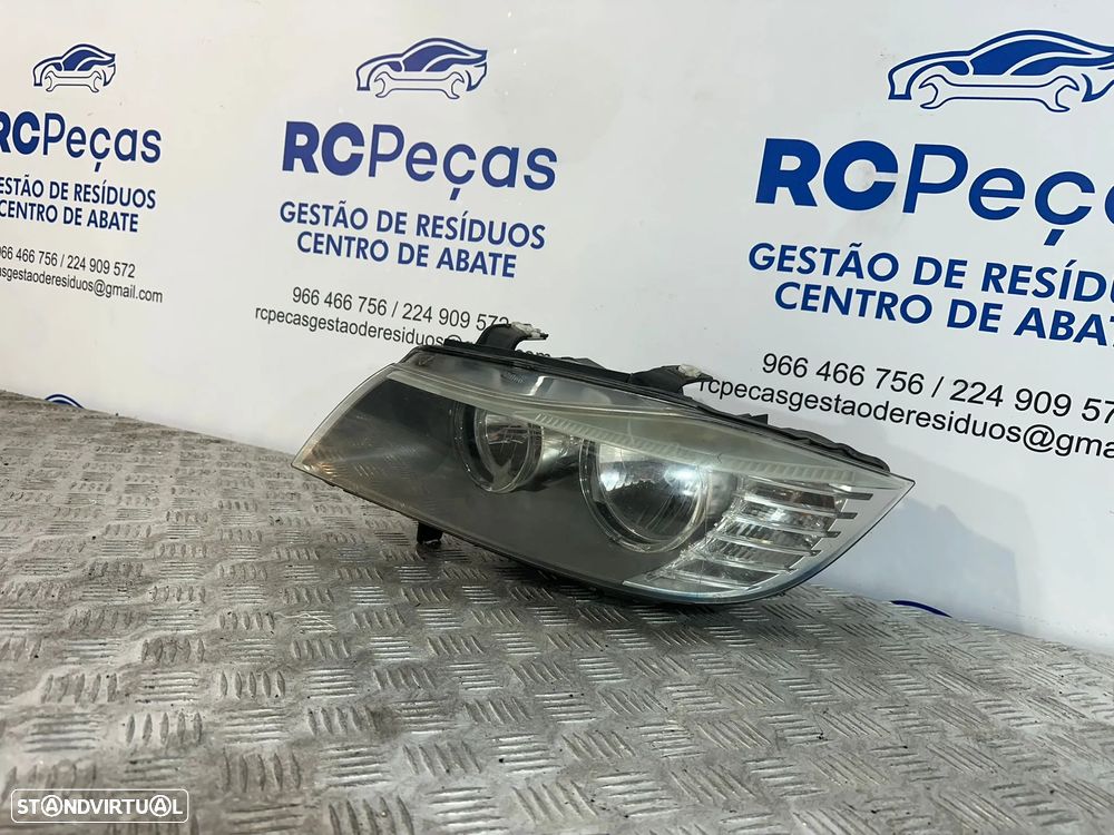 .Farois Oticas Frente Frontal Esquerda Direita Original Halogenio Valeo BMW Serie 3 E90 Carro Sedan E91 Touring Carrinha 2007 - 2013 - 7