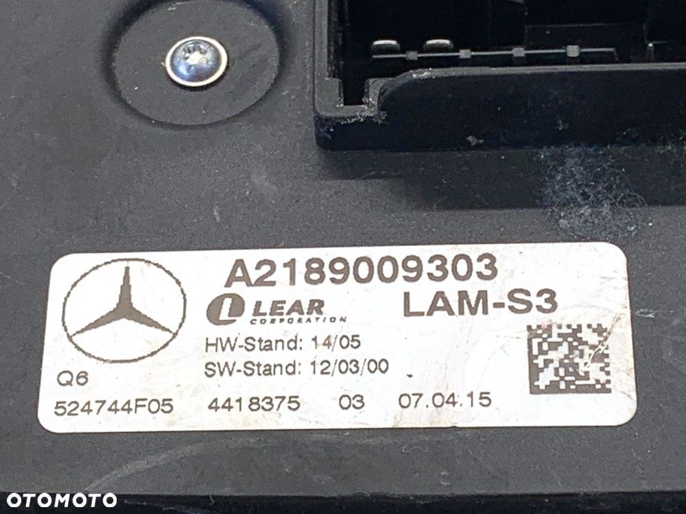 PRZETWORNICA LED  MERCEDES-BENZ KLASA A (W176) 2012 - 2018 A 180 (176.042) 90 kW [122 KM] benzyna - 3