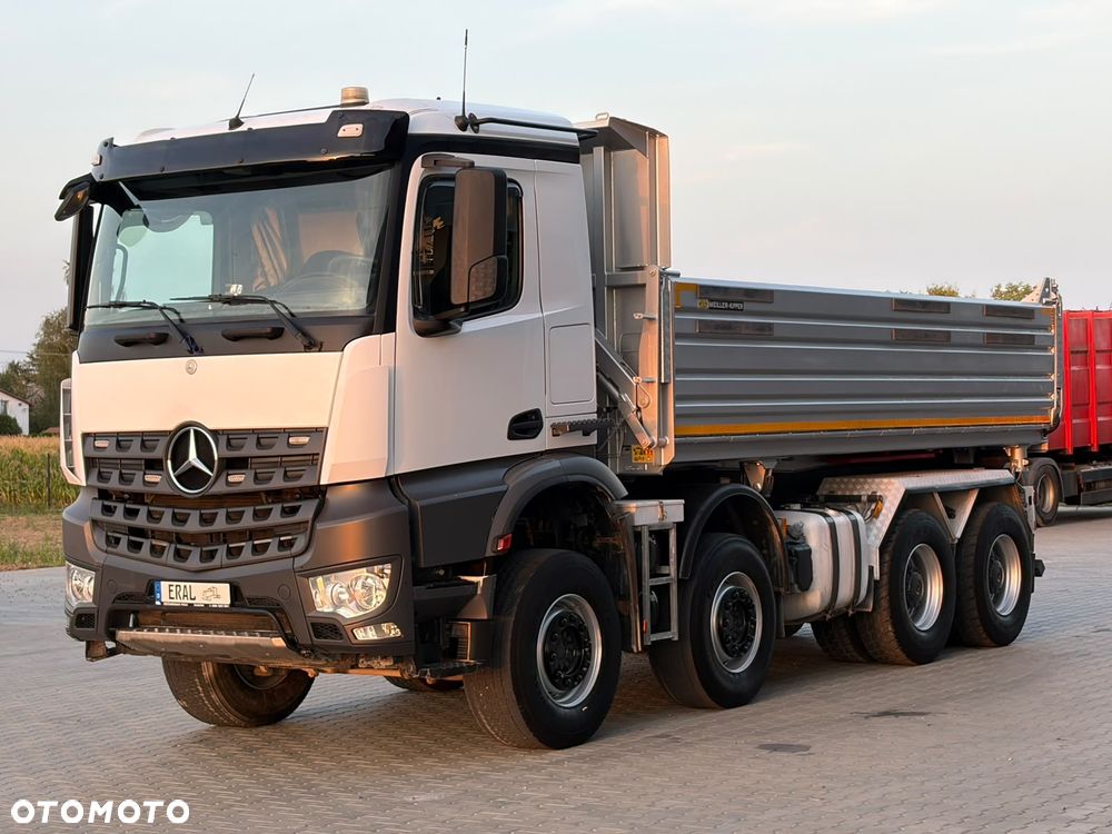 Mercedes-Benz Arocs 4145 Kipper Meiller Hydroburta 8x4 stan idealny - 2