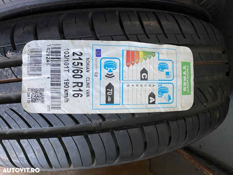 vand 2 anvelope 215/60/16c nokian de vară noi - 2