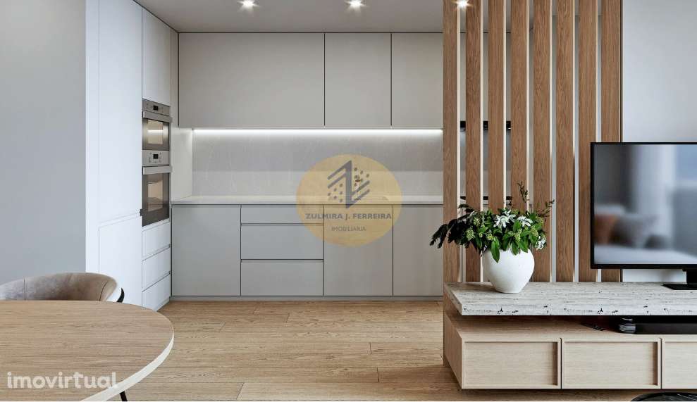 Apartamento T1+1 Novo | Suíte | Varanda | Matosinhos - Grande imagem: 2/15