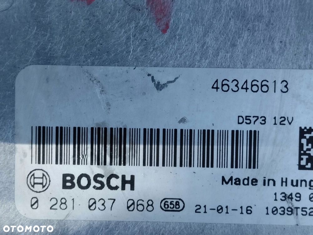 fiat 500x fiat tipo jeep compass sterownik silnika 1.6d 46346613 - 2