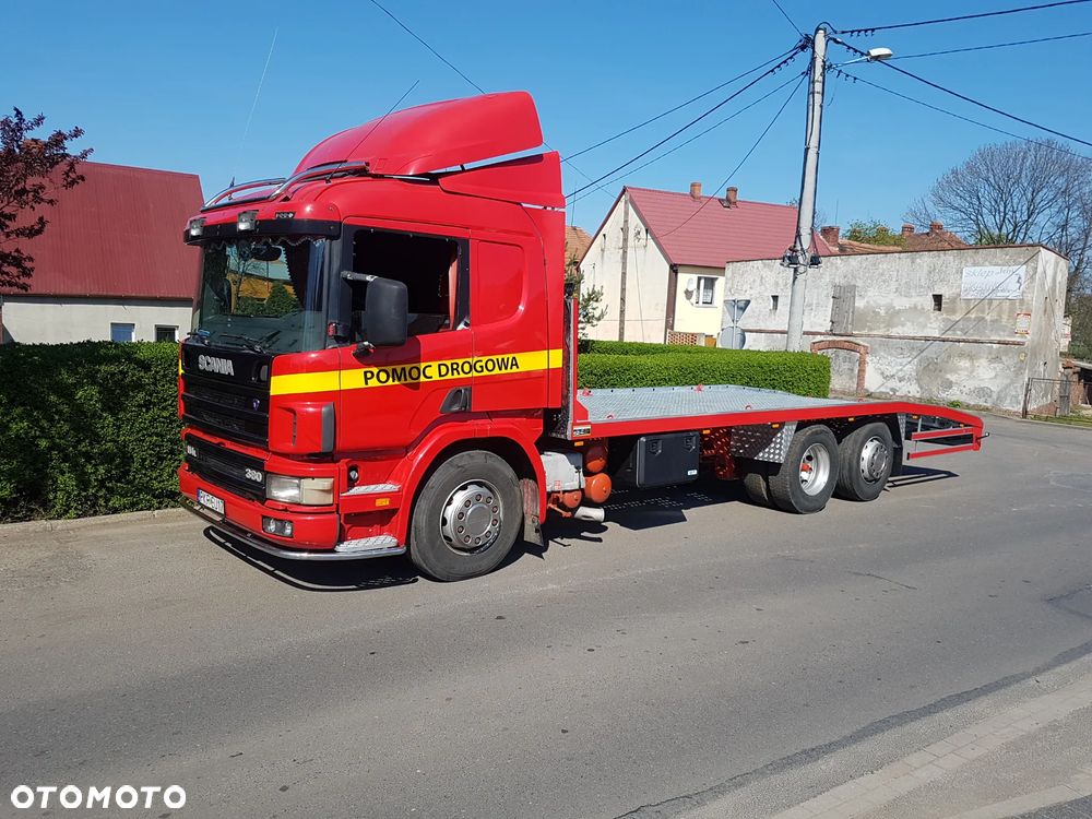 najazd ZABUDOWA daf XF CF 6x2 autolaweta - 5