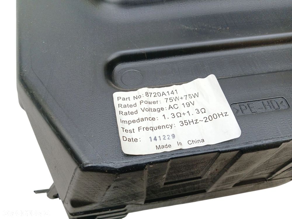 GŁOŚNIK SUBWOOFER MITSUBISHI OUTLANDER III (2012-2015) 2.2 DI-D 150KM 8720A141 - 4
