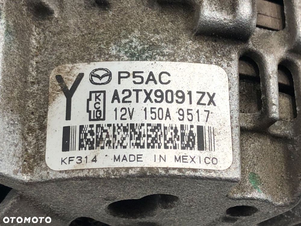 ALTERNATOR  MAZDA 2 (DL, DJ) 2014 - 2022 1.5 SKYACTIV-G (DJLFS) 85 kW [115 KM] benzyna 2014 - 2022 - 4