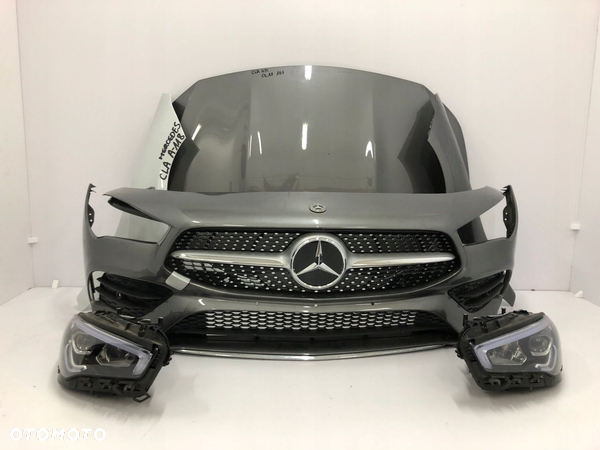 MERCEDES CLA W118 AMG MASKA ZDERZAK PRZÓD LAMPY BŁOTNIKI