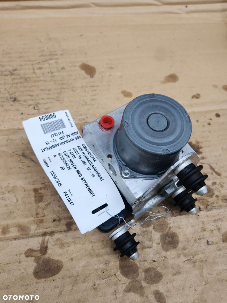 pompa hamulcowa abs 4g0907379s 4g0614517ak audi a6 a7 c7 nr 411847 - 1
