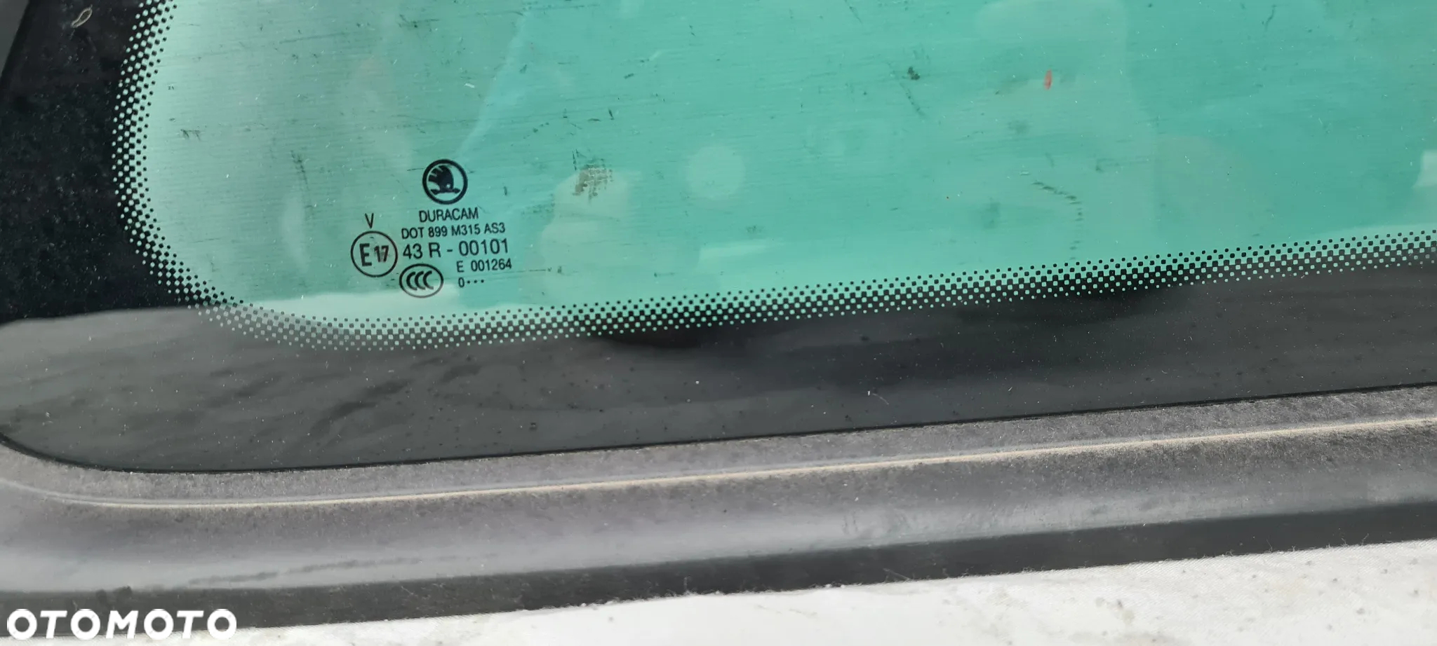 SKODA KODIAQ 2020 ROK SZYBA KAROSERYJNA PRAWA 565845298 - 2